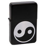 Ying-Yang Metal Lighter Pipe