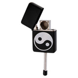 Ying-Yang Metal Lighter Pipe