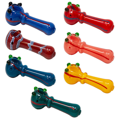 Assorted Color Inside Out Frit Work With Glass Dots