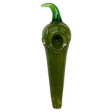 Green Chili Glass Pipe 5 Inches