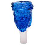 Turban Guy Cool Blue Glass Bowl 14 Mm