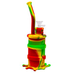 CANNATONIK Silicone OCTOPUS GREEN RED BONG