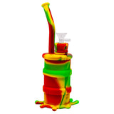 CANNATONIK Silicone OCTOPUS GREEN RED BONG