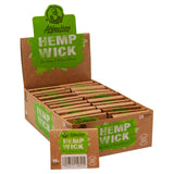 Afghan Hemp Wick 10 ft. Per Roll 24 wick rolls per box