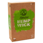 Afghan Hemp Wick 10 ft. Per Roll 24 wick rolls per box