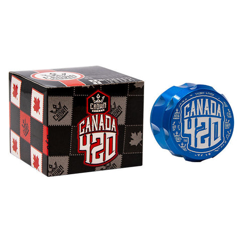 Crown Blue Canada 420 Grinder