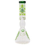 Crown Glass  14 Inches Green Canada 420 Bong