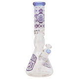 Crown Glass  14 Inches Purple Canada 420 Bong