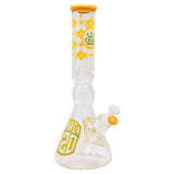Crown Glass 14 Inches Jade Yellow Canada 420 Bong