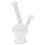 WHITE COLORED SKULL-7 BONG