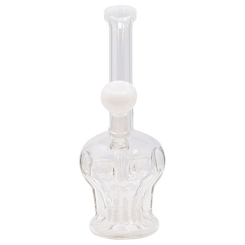 WHITE COLORED SKULL-7 BONG