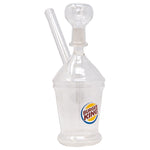 Burger King Mini Glass Bong 7 Inches