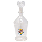 Burger King Mini Glass Bong 7 Inches