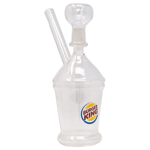 Burger King Mini Glass Bong 7 Inches