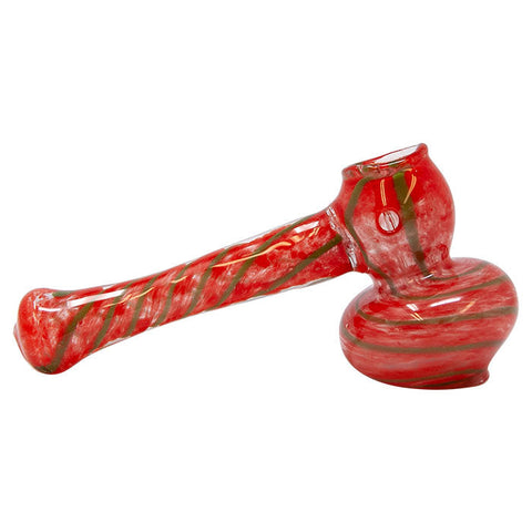 Orange Colored Insideout Mini Glass Hammer