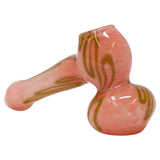 Peach Colored Insideout Mini Glass Hammer