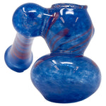 Blue Colored Insideout Mini Glass Sidecar