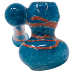 Blue Insideout Medium Glass Sidecar