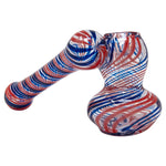 Spiral Blue Insideout Medium Glass Sidecar