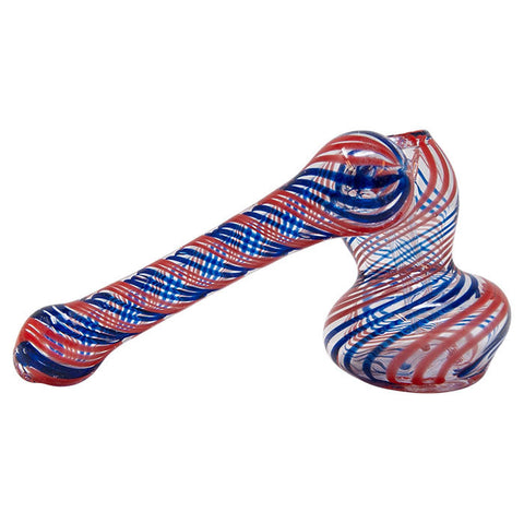Spiral Blue Insideout Medium Glass Sidecar