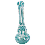 Sky Blue Insideout Medium Glass Bubbler