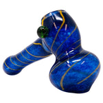 Blue Colored Insideout Medium Glass Hammer