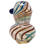 Brown Colored Insideout Medium Glass Hammer