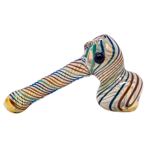 Brown Colored Insideout Medium Glass Hammer