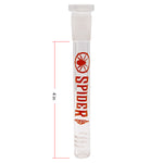 Amber Spider Glass Stem 4 Inches