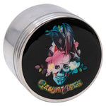 Skull Raven  Ganjavibes Aluminium 42MM Grinder