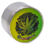 Weed Leaf  Ganjavibes Aluminium 42MM Grinder