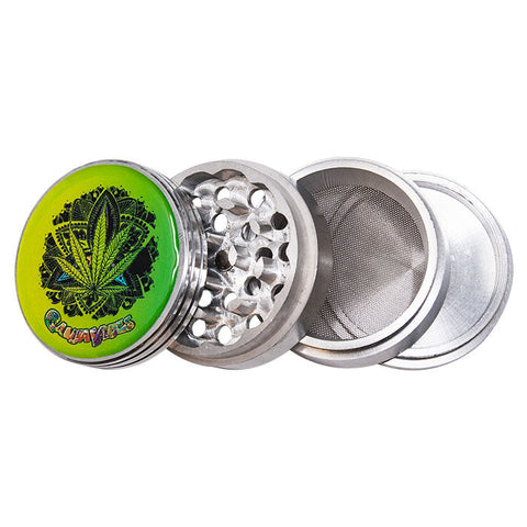Weed Leaf  Ganjavibes Aluminium 42MM Grinder
