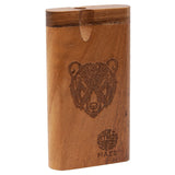 Maze Bear Face Teak Wood Dugout