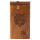 Maze Bear Face Teak Wood Dugout