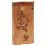 Maze Curvy Dragon Teak Wood Dugout