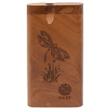 Maze Curvy Dragon Fly Teak Wood Dugout