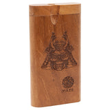 Maze Samurai Skull Teak Wood Dugout