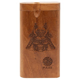 Maze Samurai Skull Teak Wood Dugout