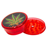 Assorted Funky Pictures 3 Part Plastic Grinder Display of 12