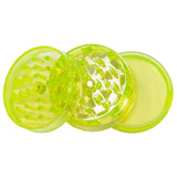 Assorted Color 3 Part Plastic Grinders Display Of 12