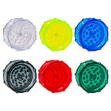 Assorted Color 2 Part Plastic Grinder Display Of 24