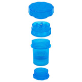 Assorted Color 4 Part Plastic Grinder Display Of 6