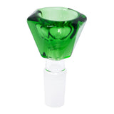 HEXAGON COLORED GLASS BOWL WITH 19MM JOINT