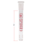 Pink Spider Glass Stem 3 Inches