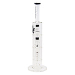 Black Maple Glass Bong With Triple Tire Perc 18 Inches
