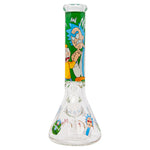 Rick N Morty Fighting 14 Inches Glass Bong