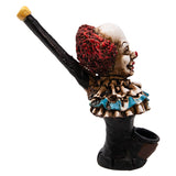 Creepy Clown Polyresin Pipe