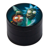 Rick N Morty Green 4 Stage Grinder Display of 12 Pcs
