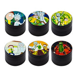 Rick N Morty Yellow 4 Stage Grinder Display Of 12