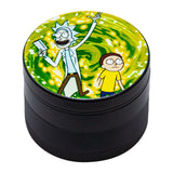 Rick N Morty Yellow 4 Stage Grinder Display Of 12